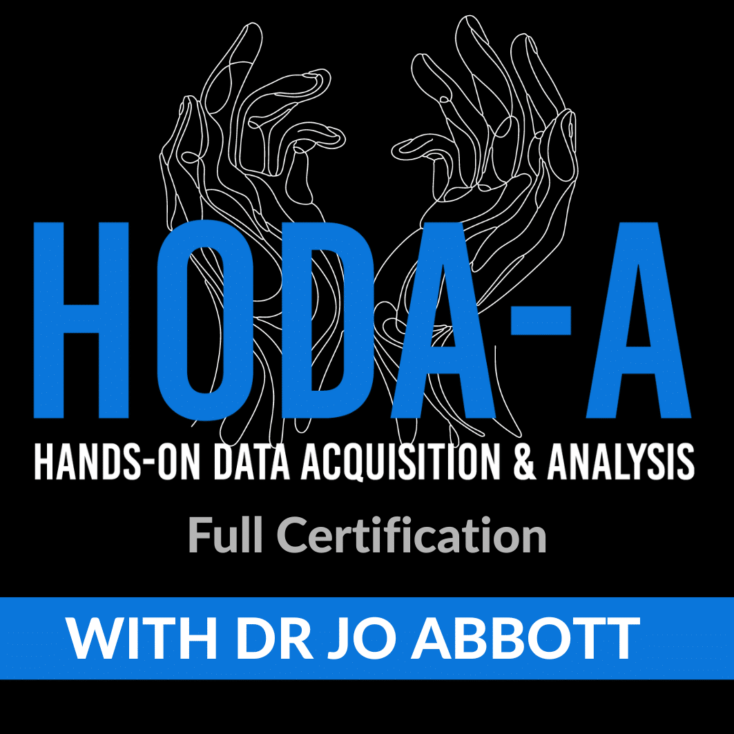 Dr jo Abbott HODA-A Certification