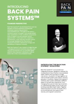 Introducing Back Pain Systems (Test)