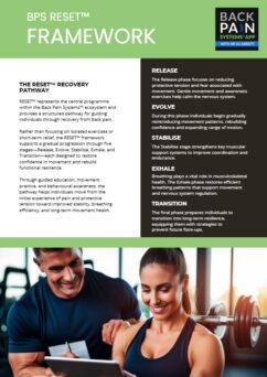 The Reset™ Recovery Pathway (Test)